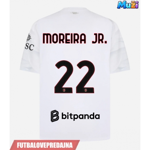 Lacne Muži Futbalové dres AC Milan Diego Moreira #22 2026-27 Krátky Rukáv - Preč